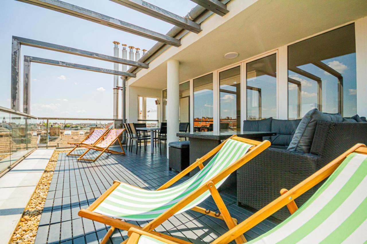 Luxury Apartment With Balcony In Downtown Budapest Kültér fotó