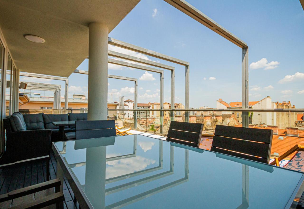 Luxury Apartment With Balcony In Downtown Budapest Kültér fotó