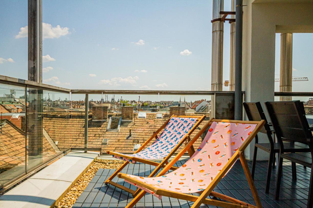 Luxury Apartment With Balcony In Downtown Budapest Kültér fotó