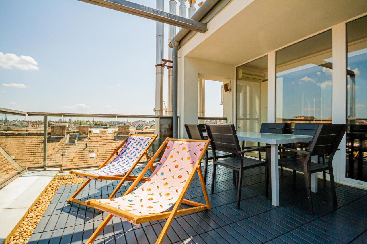 Luxury Apartment With Balcony In Downtown Budapest Kültér fotó