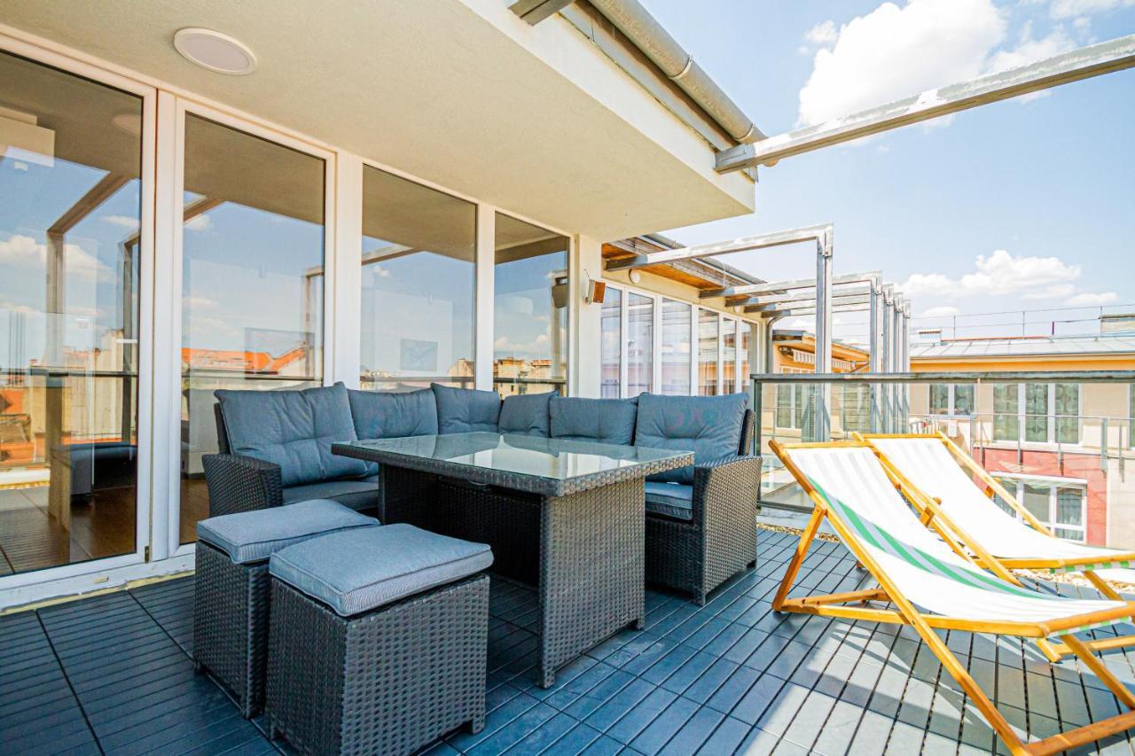 Luxury Apartment With Balcony In Downtown Budapest Kültér fotó